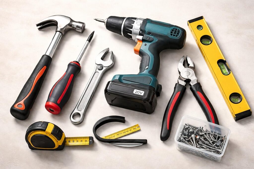 Mes outils de bricolage compacts et indispensables pour les petits Mes outils de bricolage compacts et indispensables pour les petits